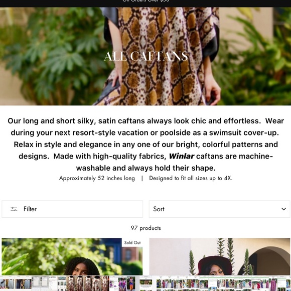 🌻NWT WINLAR MULTICOLOR COVERUP/CAFTAN DRESS - Picture 9 of 12